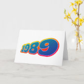 CARTE 1989 (Fleur jaune)