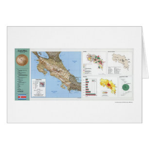 Carte 1991 du Costa Rica