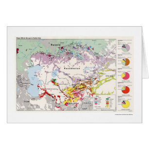 Carte 1993 de l'Asie de groupes ethniques