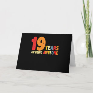 Carte 19 Ans De Cadeaux Géniaux 19 Ans