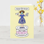 Carte 19 Joyeux Anniversaire Pen Pal (Fleur jaune)
