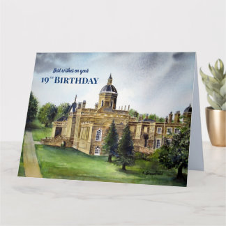 Carte 19e Anniversaire Wives Château Howard York Peintur