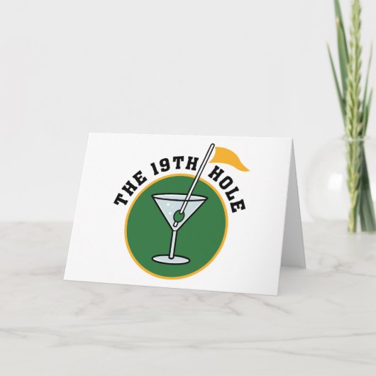 Carte 19e trou (Devant)