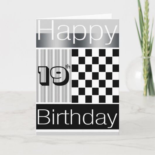 Carte 19ème Anniversaire (Devant)
