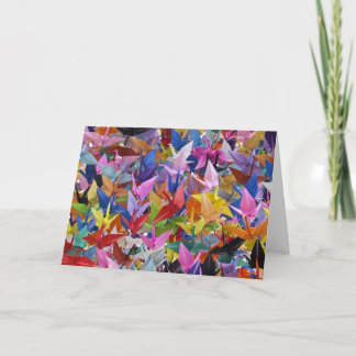 Carte 1,000 Origami Paper Cranes Photo