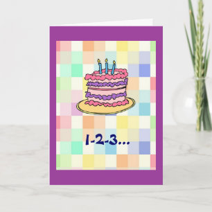 Carte 1-2-3...anniversaire !