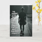 Carte 1:6 de Philippiens il qui a commencé une bonne (Fleur jaune)