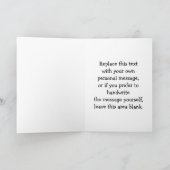Carte 1 An Anniversaire, Un An Plus Tard Pour Aller (Intérieur)
