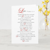 Carte 1 Corinthiens 13 (Fleur jaune)