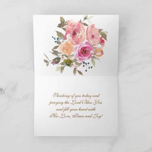 Carte 1 Corinthiens 13:13 Foi Espérance Amour Verset Bib (Intérieur)