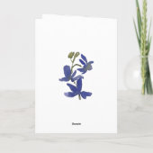 Carte 1 Corinthiens 13:4 L'amour est patient Bible Verse (Dos)