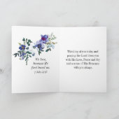 Carte 1 Corinthiens 13:4 L'amour est Patient Verset Bibl (Intérieur)