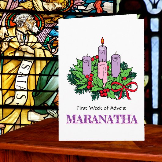 Carte #1 de 4 pour l'Avent (Première semaine : HOP