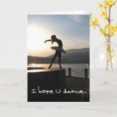 carte 1 de ballet (Fleur jaune)