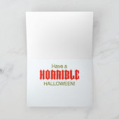 Carte #1 de Halloween (Intérieur)