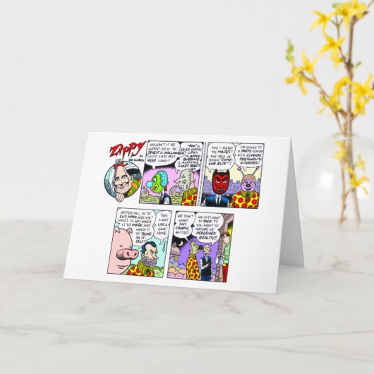 Carte #1 de Halloween (Fleur jaune)