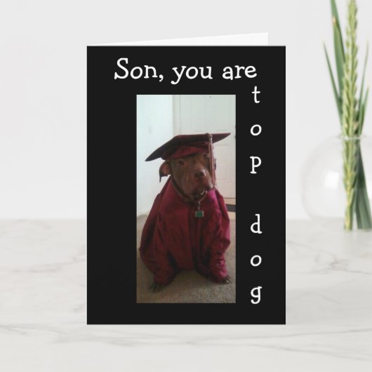 CARTE #1 GRAD DANS NOTRE FILS FAMILIAL (Devant)