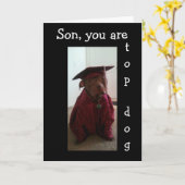 CARTE #1 GRAD DANS NOTRE FILS FAMILIAL (Fleur jaune)