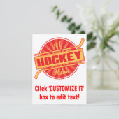 Carte #1 Maman de hockey (Debout devant)