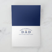 Carte #1 Papa, Bonne Fête des pères Golf Thème (Intérieur)