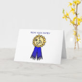 CARTE #1 PÈRE DE VOTRE FÊTE DES PÈRES FAMILIALE (Fleur jaune)