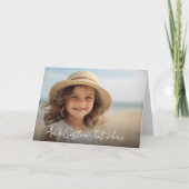 Carte 1 Photo et Texte Complets - Paysage Horizontal (Devant)