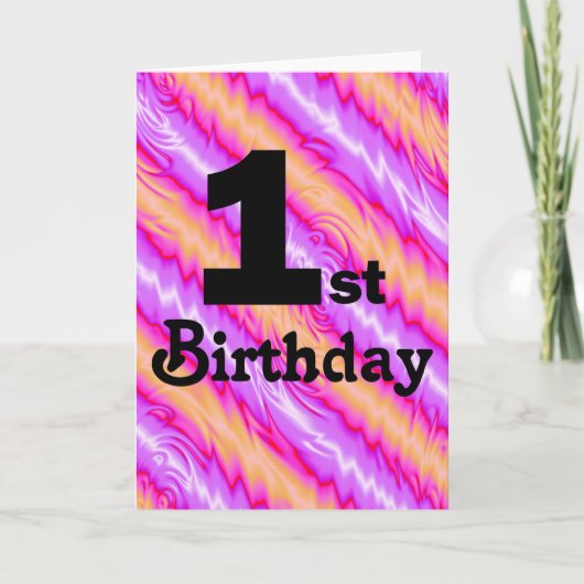 Carte 1er anniversaire (Devant)