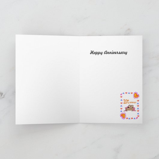 Carte 1er anniversaire (Intérieur)