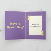 Carte 1er Anniversaire 1 aujourd'hui ajouter nom photo j (Intérieur)