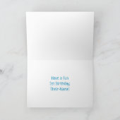 Carte 1er anniversaire : Bold, amusant, simple, arc-en-c (Intérieur)