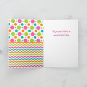 Carte 1er Anniversaire Cute Llama Fun Grandgirl (Intérieur)