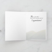 Carte 1er anniversaire de l'ordination Félicitations à (Intérieur)