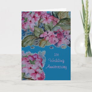 carte 1er anniversaire de mariage