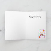 Carte 1er anniversaire de mariage (Intérieur)
