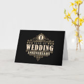 Carte 1er anniversaire de mariage (Fleur jaune)