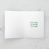 Carte 1er anniversaire : Fun Motif Fireworks + Rainbow 1 (Intérieur)