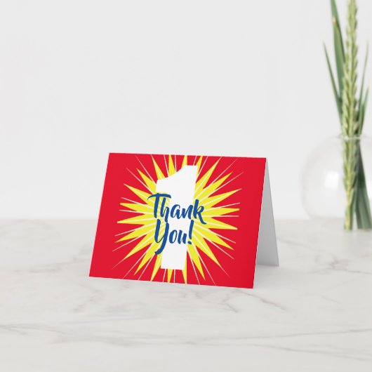 Carte 1er anniversaire inoubliable (Devant)