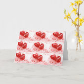 Carte "1er ANNIVERSAIRE" L'AMOUR VA SORTIR POUR "VOUS" (Fleur jaune)