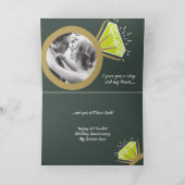 Carte 1er anniversaire mariage période maintenant puis p (Intérieur)