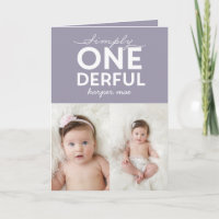 1er anniversaire simple onderful coloré typographi