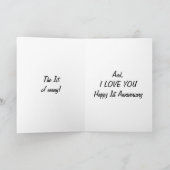CARTE 1ER ANNIVERSAIRE - U R THE ICING SUR MON CUPCAKE (Intérieur)