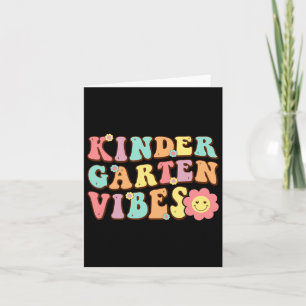 Carte 1Er Jour De L'École Maternelle Vibes Étudiant Ense