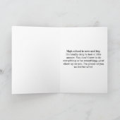 Carte 1er jour personnalisé du lycée (Intérieur)