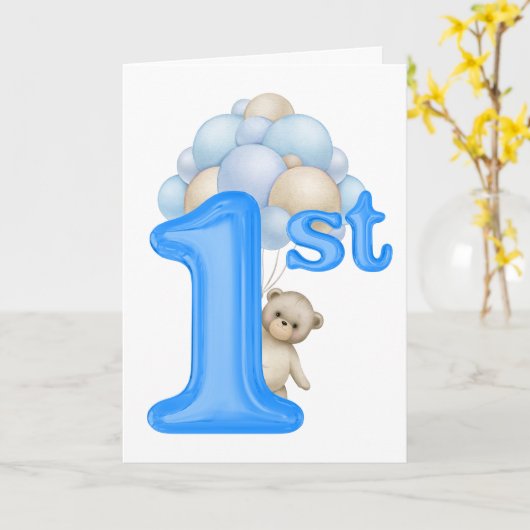 Carte 1er Message  (Fleur jaune)