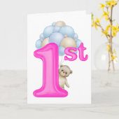 Carte 1er message de bienvenue (Fleur jaune)