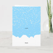 Carte 1er Noël Grand-fils Dinosaur T Rex (Dos)