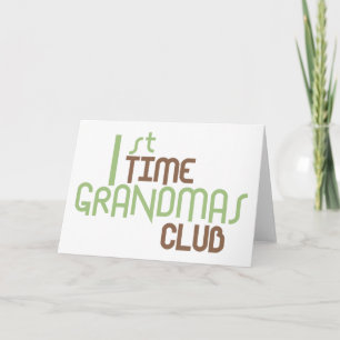 Carte 1ère fois Grandmas Club (Vert)