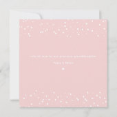 Carte 1ère Saint Valentin fille éléphant rose Valentines (Dos)