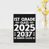 Carte 1re année Cl de 2025 Senior futur Cl de 2037 (Fleur jaune)
