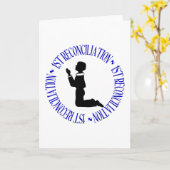 Carte 1re réconciliation - Confession (Fleur jaune)